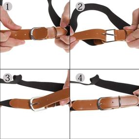 img 2 attached to 👧 Elastic Belt for Kids Boys Girls - Essential Accessories for Belts