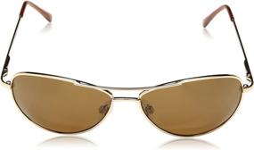 img 3 attached to 🕶️ Suncloud Patrol Gold Sunglasses: Polarized Brown Lenses for Enhanced UV Protection