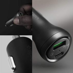 img 3 attached to 🔌 Spigen USB C Car Charger: 45W Dual Port Fast Charge for iPhone 13 Pro Max, Galaxy S21 Ultra, iPad & More