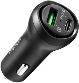 img 4 attached to 🔌 Spigen USB C Car Charger: 45W Dual Port Fast Charge for iPhone 13 Pro Max, Galaxy S21 Ultra, iPad & More