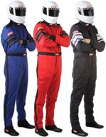 спортивный костюм racequip однотонный многослойный огнезащитный, сертифицированный по sfi 3.2a/5, синего цвета - маленький размер (120022) логотип