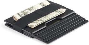 img 2 attached to Radix Slim Wallet Smoke Black Men's Accessories for Wallets, Card Cases & Money Organizers