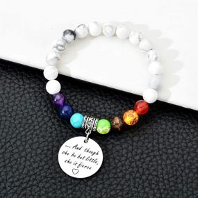 img 2 attached to 💪 7 Chakra Bracelet for Girls - Empowering and Fierce Career Gift