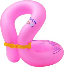 img 4 attached to Floaties Portable Inflatable Swimming Adjustable