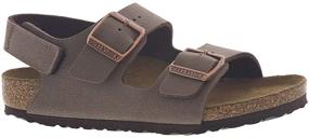 img 4 attached to 👣 Birkenstock Milano HL Mocha Birkibuc Sandal