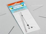 img 1 attached to Versatile Beading Needle Set: 18 Pieces, 6 Sizes, Big Eye & Collapsible Needles for Jewelry Making – Complete with Needle Bottle review by Bill Karanth