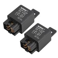 🚗 set of 2 uxcell car motor dc 12v 40a 4 pin spst relays logo