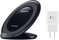 🔌 беспроводная зарядная плита и подставка samsung qi certified fast charge - черный (поддерживает qi-совместимые смартфоны) логотип