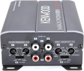 img 3 attached to 🔊 Усилитель Kenwood KAC-M1814 с улучшенной функцией, 4-канальный морской/мотоспортивный, с максимальной мощностью 400 Вт – компактный и возможностью моста.