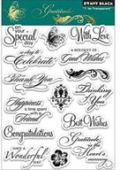 💌 express gratitude with penny black decorative rubber stamps logo