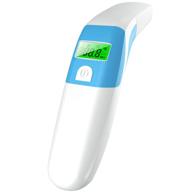 🌡️ infrared non-contact thermometer for forehead and ears, fda cleared medical device, 510k certified, three color lcd screen, digital thermometer with fever alarm and memory function logo