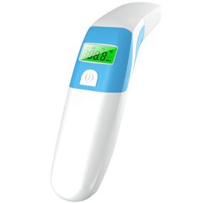img 4 attached to 🌡️ Infrared Non-Contact Thermometer for Forehead and Ears, FDA Cleared Medical Device, 510K Certified, Three Color LCD Screen, Digital Thermometer with Fever Alarm and Memory Function