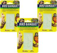 zoo med mineral block with vegetables bird banquet - 3 pack, 5-ounce each - enhanced seo logo