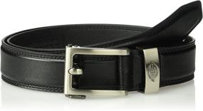 img 2 attached to Dickies Perfect Adjustable Ratchet Black Men's Belt: Superior Style and Functionality in Accessories