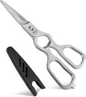 🔪 cangshan 1021233 d shape stainless steel shear satin finish: top-quality 9-inch shear with superior durability logo
