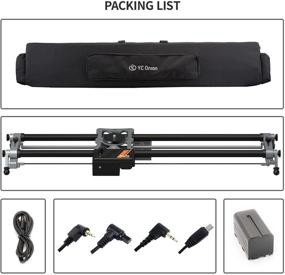 img 1 attached to YC Onion Motorized Camera Slider 120cm / 47'' – APP Controlled Carbon Fiber Slider for DSLR Video Movie Photography Camcorder Stabilization – Supports up to 20kg/ 44.09Lb Loads and Horizontal Motor Time Lapse Video Capture