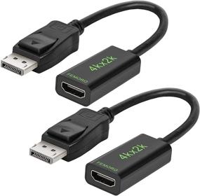 img 4 attached to 🔌 FEMORO Адаптер DisplayPort: Оптимальное подключение для дисплеев Ultra HD (совместим с разрешением 3840X2160)