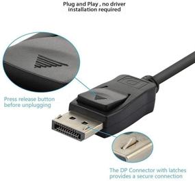 img 3 attached to 🔌 FEMORO Адаптер DisplayPort: Оптимальное подключение для дисплеев Ultra HD (совместим с разрешением 3840X2160)