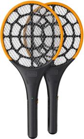 img 4 attached to 🪰 Black + Decker 2 Pack Electric Fly Swatter for Indoor & Outdoor Mosquito & Bug Zapping - Battery-Powered Handheld with Mesh Grid & Heavy-Duty Design