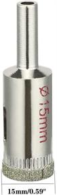 img 3 attached to Awclub Glass Drill Bit Porcelain Cutting Tools and Hole Saws & Accessories