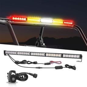 img 4 attached to 🚦 Задний Offroad LED Chase Strobe Light Bar - OFFROADTOWN 30'' для UTV RZR Polaris Yamaha 4x4 Грузовик Багги Багги Квадроцикл Can-Am Off Road - с задним тормозным сигналом и сигналом поворота