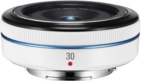 img 2 attached to 📷 Samsung NX 30mm f/2.0 Camera Lens (White) - Capture Stunning Images with Versatile Lens