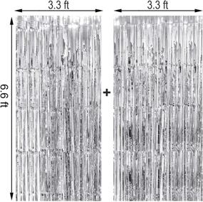 img 2 attached to Металлические шторы для украшения дня рождения Backdrop