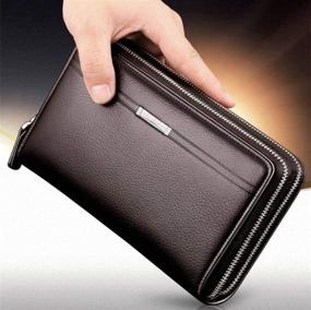 img 3 attached to 📱 Stylish Leather Cellphone Business Holster for Men - Boyfriend's Essential Accessory