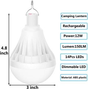 img 3 attached to 🏕️ Rechargeable Daylight Camping Lantern - Oirtmiu