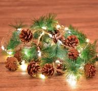 lskytop christmas greenery decoration operated seasonal decor for wreaths, garlands & swags logo