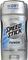 🌬 unscented speed stick power deodorant for effective odor control logo