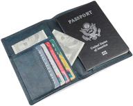 🛂 passport holder travel wallet for men - enhanced accessories for wallets, card cases & money organizers logo