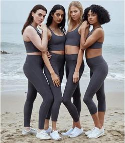 img 1 attached to 🩳 GAYHAY High Waist Yoga Pants for Women with Pockets - Tummy Control, Workout & Running Capri Leggings - 4 Way Stretch Yoga Tights