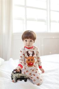 img 3 attached to 🎃 VAENAIT BABY Kids Boys Girls Halloween and Christmas Pajama Set, 12M-12Y, X-Mas Pyjamas Sleepwear