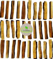 🌿 30 bulk lot palo santo smudging sticks - high resin holy wood incense. premium certified authentic, wild harvested for purifying, cleansing, healing (30 sticks) логотип