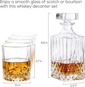 img 3 attached to Whiskey Decanter by Betesine - Classic PC Decanter