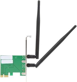 img 1 attached to 📶 Высокоскоростной беспроводной адаптер Rosewill Wireless N300 PCI-E WiFi - Увеличьте скорость сети вашего ПК до 300 Мбит/с (2,4 ГГц) с сетевой картой PCI Express!