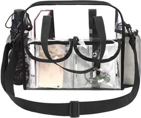 img 2 attached to Mofasvigi Transparent Crossbody Adjustable Waterproof