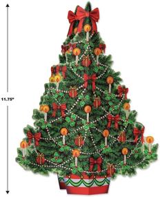 img 3 attached to 🎄 Multicolored One Size Beistle 3D Christmas Tree Centerpiece