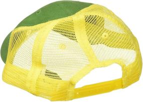 img 2 attached to 🧢 John Deere Boys' Trucker Ball Cap with Trademark Design