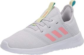 img 4 attached to 👟 Adidas Unisex Kids Cloudfoam Sneaker Yellow Girls' Athletic Shoes: Comfort & Style