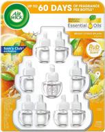 🍊 refresh your space with air wick bright citrus splash - 9 natural essential oil fragrance bottles logo