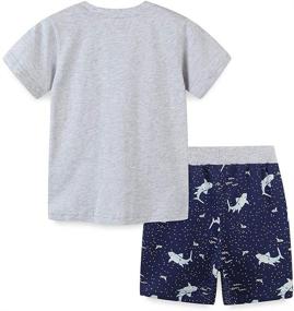 img 3 attached to 🦒 Giraffe Cotton T-Shirt for Boys - FreeLu Clothing Set