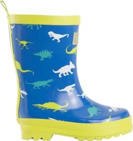 img 1 attached to 👢 Hatley Toddler Printed Boots Frenzy - Boys' Clothing for Jackets and Coats