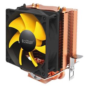 img 4 attached to 🔥Кулер для процессора Pccooler S83 - компактный радиатор для мини-ПК - поддержка двух вентиляторов и широкая совместимость - бесшумный вентилятор 80 мм & защитный слой цвета меди - TDP 95 вт.