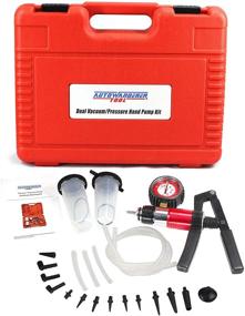 img 4 attached to AutoWanderer Brake Bleeder Kit: 21-Piece Hand Held Vacuum Pump Tester for Efficient Brake & Clutch Fluid Bleeding