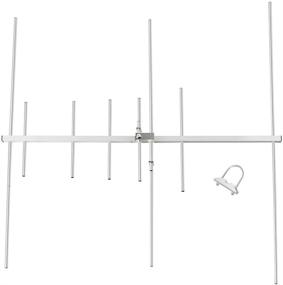 img 4 attached to 📡 TWAYRDIO High Gain Yagi Antenna 144/430MHz, 100W, Dual Band 2M/70cm with UHF Female Connector for VHF UHF Mobile Radio, Two-Way Radio, FM Transceiver – Aluminum Alloy Yagi Antennas