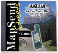 discover the power of magellan mapsend streets cd for map 330 logo