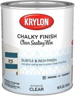 krylon chalky finish clear half-quart, 16 fl oz (pack of 1) logo
