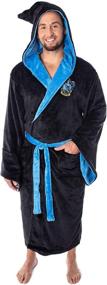 img 4 attached to 🧙 Harry Potter Adult Fleece Hooded Sleepwear for Men's Lounge